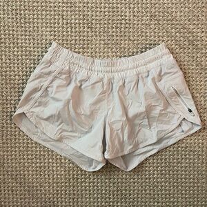Lululemon White Low Rise Shorts